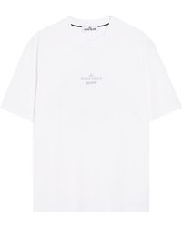 Stone Island - Simple Pure Cotton T-Shirt - Lyst