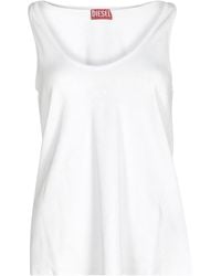 DIESEL - Scoop-Neck Tank Top - Lyst