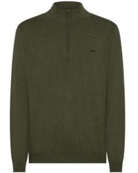 Sun 68 - Everyday Half Zip Knitted Sweater - Lyst