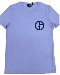 Giorgio Armani - Round Neck Short Sleeve T-Shirt - Lyst