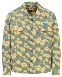 Marni - Linen Blend Shirt With Floral Print - Lyst