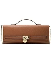 MICHAEL Michael Kors - Hamilton Moderne Medium Leather Convertible Clutch - Lyst