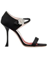 Roger Vivier - I Love Vivier Daisy Strass Heeled Sandals - Lyst
