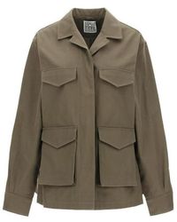 TOTEME - Totême Long-Sleeved Army Jacket - Lyst
