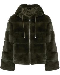 Yves Salomon - Reversible Hooded Jacket - Lyst