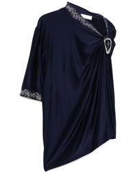 Rabanne - Buckle-Detail Draped Top - Lyst