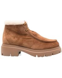 Stuart Weitzman - Hudson Shearling Chukka Boots - Lyst
