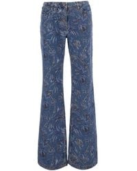 Etro - Printed Casual Trousers - Lyst