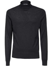 Tom Ford - Mock-Neck Knitted Jumper - Lyst