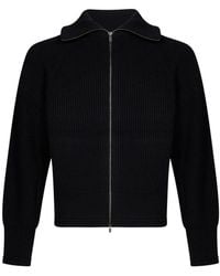 Entire studios - Ribbed Zip-Up Cardigan - Lyst