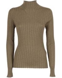 Peserico - Long-Sleeves Glitter-Detaill Pullover - Lyst