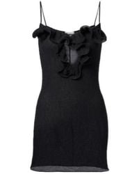 Magda Butrym - Ruffled Sheer Minidress - Lyst