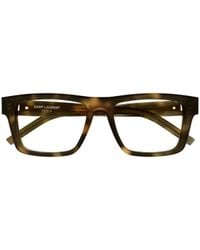 Saint Laurent - Eyewear Square Frame Glasses - Lyst