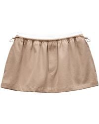 Alexander Wang - Double Layer Waist Skirt - Lyst