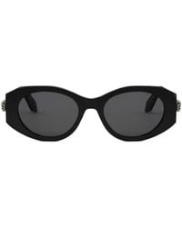 BVLGARI - Bulgari Serpenti Forever Oval Frame Sunglasses - Lyst