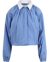 Patou - Striped Balloon Sleeve Shirt - Lyst