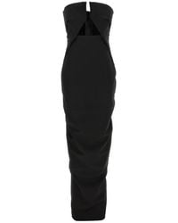 Rick Owens - Prong Cut-Out Detailed Strapless Gown - Lyst