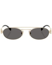 Miu Miu - Eyewear Oval-Frame Sunglasses - Lyst