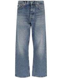 sunflower - Logo Patch Wide-Leg Jeans - Lyst