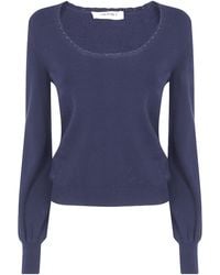 Twinset - Scalloped-Edge Knit Top - Lyst