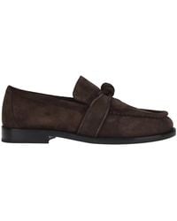 Bottega Veneta - Astaire Fondente Suede Moccasin - Lyst