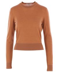Chloé - Chloé Crewneck Knitted Jumper - Lyst