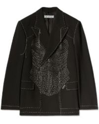 Off-White c/o Virgil Abloh - Runway Body Stitch Long-Sleeved Jacket - Lyst