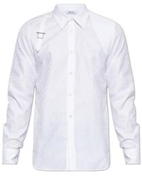 McQueen - Monogram Harness Detail Shirt - Lyst