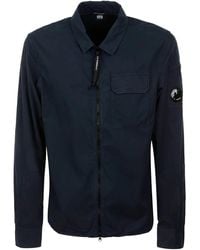 C.P. Company - Long-Sleeved Shirt-Style Casual Jacket - Lyst