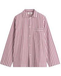 Tekla - Striped Shirt Pajamas - Lyst