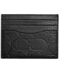 COACH Dinosaur Cardholder in Black for Men Lyst