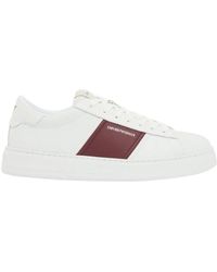 Emporio Armani - Lace-Up Sneakers - Lyst
