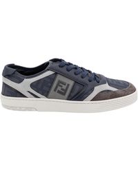 Fendi - Low-Top Lace Up Sneakers - Lyst