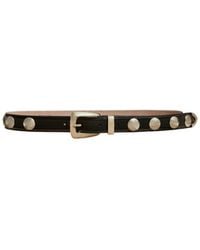 KHAITE - Stud-Detailed Buckled Belt - Lyst