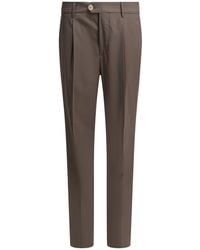 Brunello Cucinelli - Pleat Trousers - Lyst