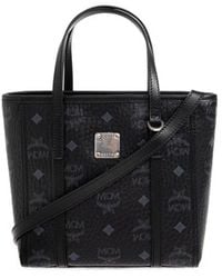 MCM - Toni Monogram Leather Tote Bag - Lyst