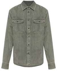 Rag & Bone - Long-Sleeved Denim Shirt - Lyst