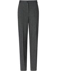 Pinko - Logo Patch Pleated Trousers - Lyst