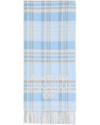 Acne Studios - Plaid Fringed Scarf - Lyst