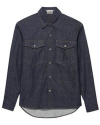 JW Anderson - Jw Anderson Oversized Denim Shirt - Lyst