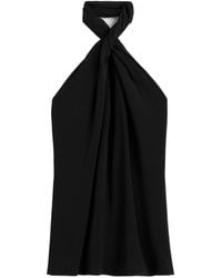TOTEME - Sleeveless Halterneck Top - Lyst