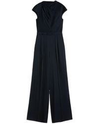 Max Mara - Studio Vespa Envers Satin Jumpsuit - Lyst