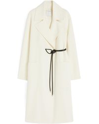 Sportmax - Double-Faced Wool Wrap Coat - Lyst