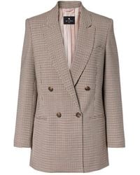 Etro - Double-Breasted Wool-Blend Blazer - Lyst