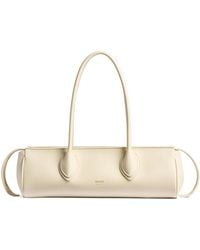 KHAITE - Zip Fastening Leather Shoulder Bag - Lyst