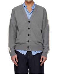 Jil Sander - Cashmere Blend Long-Sleeved Knit Cardigan - Lyst