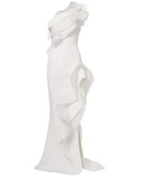 Maticevski - Excitement Ruffled One-Shoulder Gown - Lyst