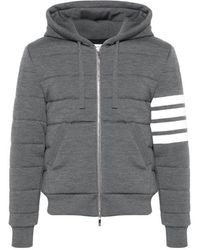 Thom Browne - Striped Hooded Jacket - Lyst