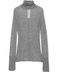 Elisabetta Franchi - Roll-Neck Wool Top - Lyst