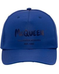 McQueen - Logo Printed Baseball Cap - Lyst